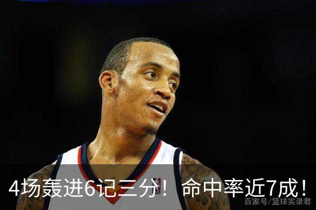 4场轰进6记三分！命中率近7成！火箭队申京变超级射手？领跑全队远投榜